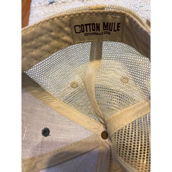 423 Area Code Distressed Trucker Hat Denim Vintage-Style Cotton Mule Mesh Back - Picture 5 of 8